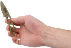 ESEE Candiru Dark Earth, CAN-DE Couteau De Cou Avec étui Noir + Clip Ceinture -Optimal Couteaux Magasin EE CAN DE 05 esee knives v201901