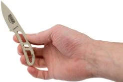 ESEE Candiru Desert Tan CAN-DT Couteau De Cou Avec étui Noir + Clip Ceinture -Optimal Couteaux Magasin EE CAN DT 05 esee knives v201901