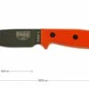 ESEE Model 3 OD Blade, Orange Handle 3P-KO-OD Couteau De Survie Sans étui