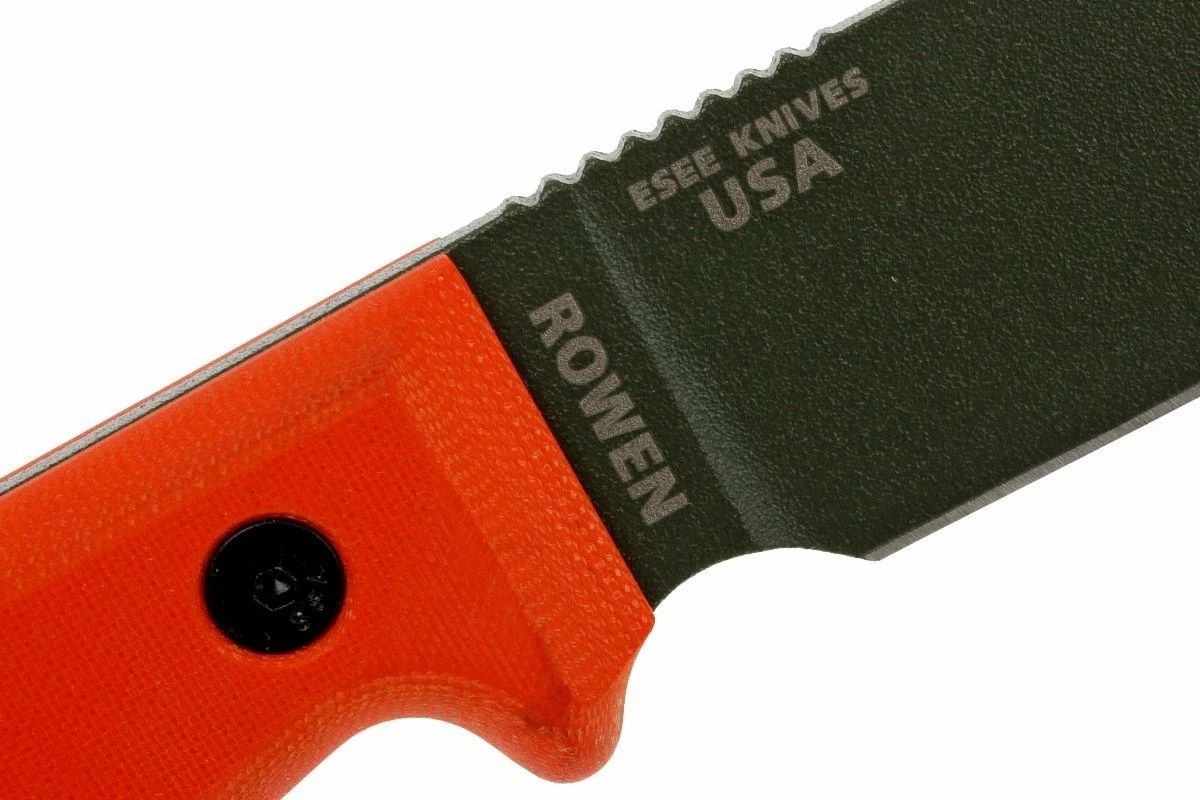 ESEE Model 3 OD Blade, Orange Handle 3P-KO-OD Couteau De Survie Sans étui 4 ESEE Model 3 OD Blade, Orange Handle 3P-KO-OD Couteau De Survie Sans étui – Image 4