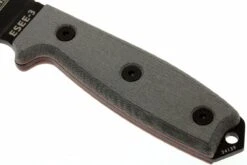 ESEE Model 3 Black Blade, Grey Handle 3P-KO Couteau De Survie Sans étui -Optimal Couteaux Magasin EE ESEE 3P KO 03 esee knives model 3 grijs ee esee 3p ko d3