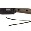 ESEE Model 4HM Couteau Bushcraft Modified Handle, Etui En Cuir