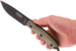 ESEE Model 4HM Couteau Bushcraft Modified Handle, Etui En Cuir -Optimal Couteaux Magasin EE ESEE 4HM 06 esee knives ee esee 4hm 06