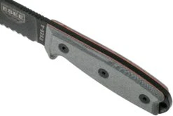 ESEE Model 4 Serrated Blade, Grey Handle 4S-MB-B Avec étui Noir + Clip Et MOLLE-back -Optimal Couteaux Magasin EE ESEE 4S MB B 05 esee knives