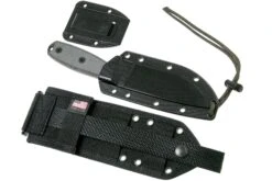 ESEE Model 4 Serrated Blade, Grey Handle 4S-MB-B Avec étui Noir + Clip Et MOLLE-back -Optimal Couteaux Magasin EE ESEE 4S MB B 08 esee knives