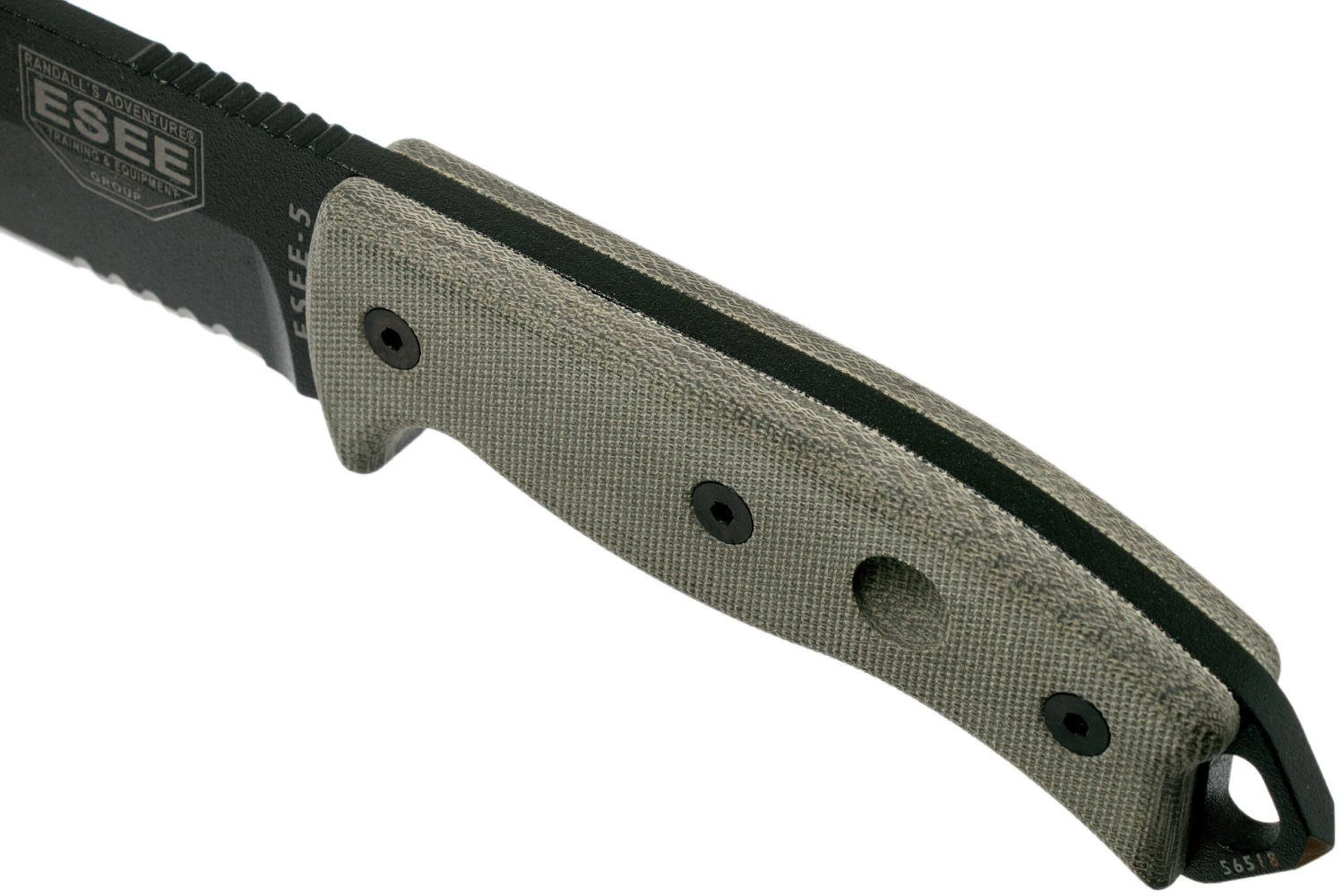 ESEE Model 5 Serrated Black Blade 5S Couteau De Survie Avec étui Kydex + Clip Ceinture 5 ESEE Model 5 Serrated Black Blade 5S Couteau De Survie Avec étui Kydex + Clip Ceinture – Image 5