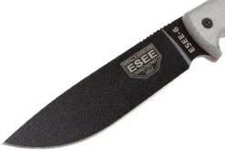 ESEE Model 6 Black Blade, Grey Handle 6P-B Avec étui Noir + Clip Ceinture -Optimal Couteaux Magasin EE ESEE 6P B 03 esee knives ee esee 6p b 03