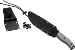 ESEE Model 6 Black Blade, Grey Handle 6P-B Avec étui Noir + Clip Ceinture -Optimal Couteaux Magasin EE ESEE 6P B 07 esee knives ee esee 6p b 07