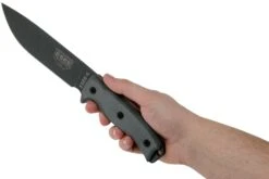 ESEE Model 6 Tactical Gunsmoke, Grey Handle 6P-TG Avec étui Noir + Clip Ceinture -Optimal Couteaux Magasin EE ESEE 6P TG 06 esee knives