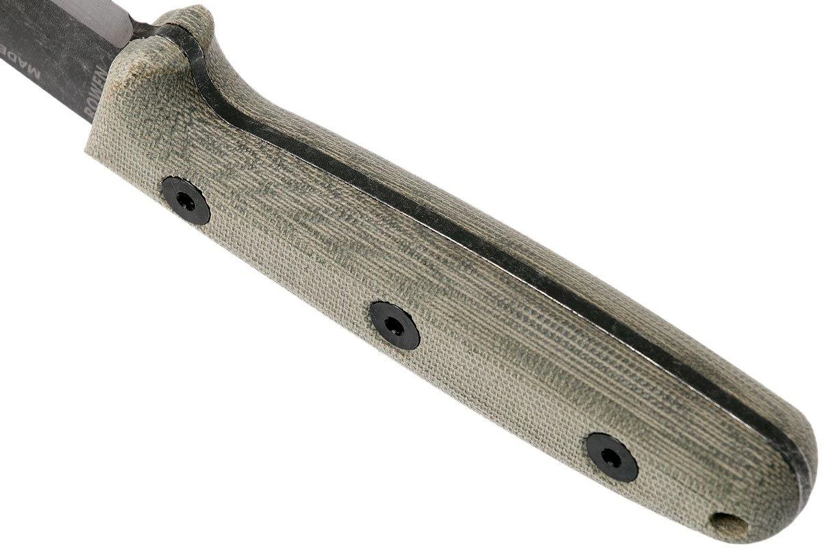 ESEE RB3 Bolieu Camp-Lore, Scandi Grind, étui En Cuir, Reuben Bolieu Design 4 ESEE RB3 Bolieu Camp-Lore, Scandi Grind, étui En Cuir, Reuben Bolieu Design – Image 4