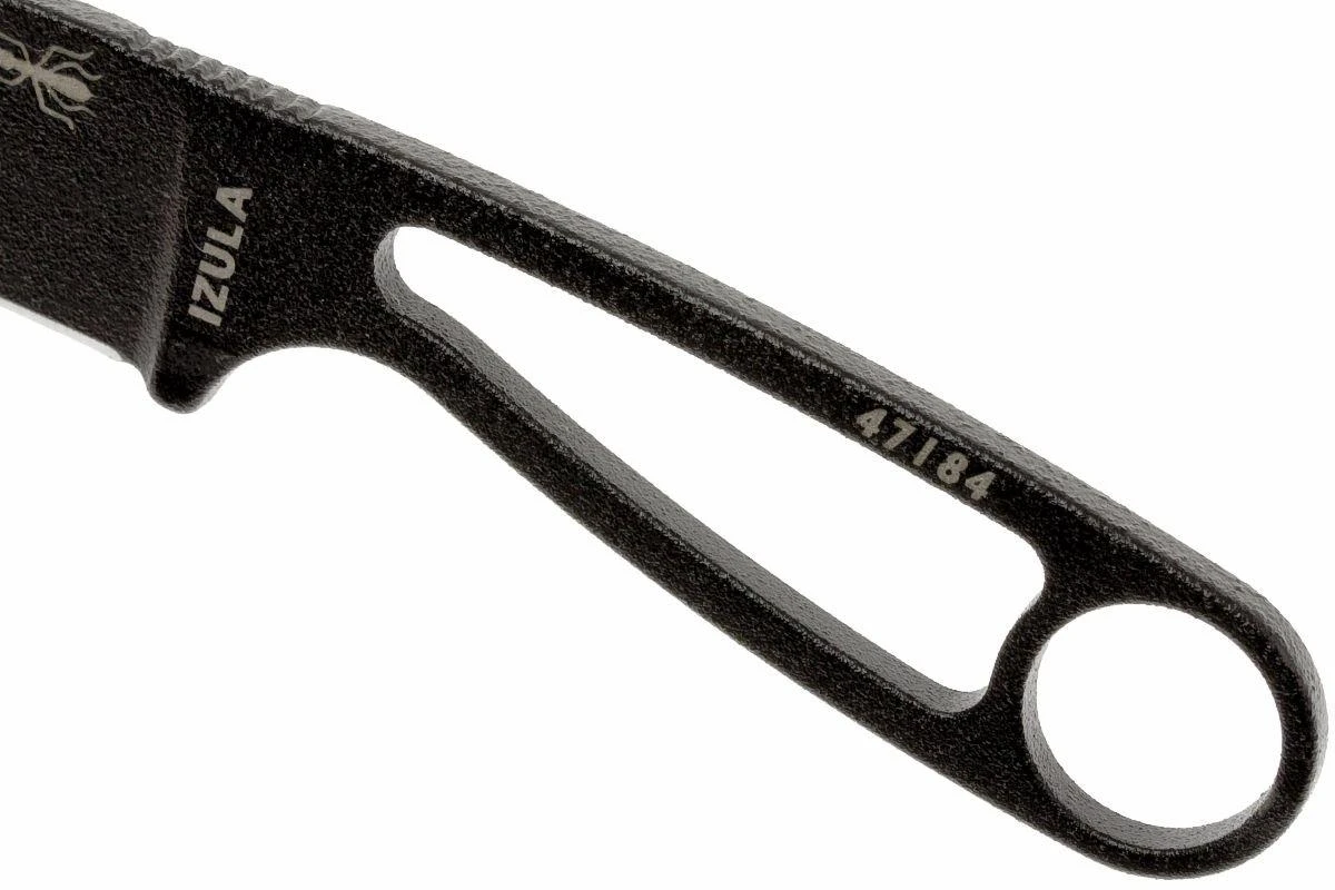 ESEE Izula Black IZULA-B Couteau De Cou Avec étui Noir + Clip Ceinture 3 ESEE Izula Black IZULA-B Couteau De Cou Avec étui Noir + Clip Ceinture – Image 3