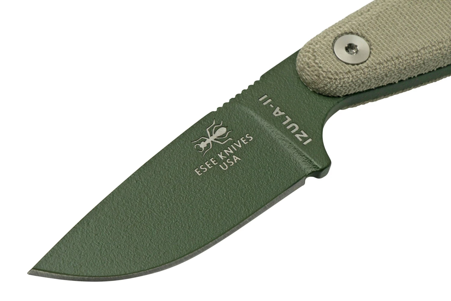 ESEE Izula II OD Green IZULA-II-OD Couteau De Survie Avec étui Noir + Clip Ceinture 3 ESEE Izula II OD Green IZULA-II-OD Couteau De Survie Avec étui Noir + Clip Ceinture – Image 3