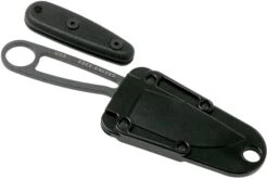 ESEE Izula Tactical Gunsmoke IZULA-TG-B Couteau De Cou Avec étui Noir, Plaquettes De Manche Et Clip Ceinture -Optimal Couteaux Magasin EE IZULA TG 05 esee knives