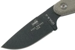 ESEE Izula II Tactical Gunsmoke IZULA-II-TG Couteau De Cou Avec étui Noir + Clip Ceinture -Optimal Couteaux Magasin EE IZULA2 TG 03 esee knives
