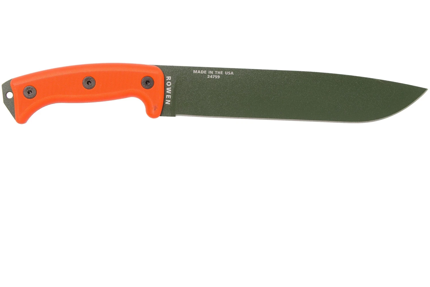 ESEE Junglas OD Green-Orange JUNGLAS-OD-OR Couteau De Survie Avec étui Kydex + MOLLE Back 2 ESEE Junglas OD Green-Orange JUNGLAS-OD-OR Couteau De Survie Avec étui Kydex + MOLLE Back – Image 2