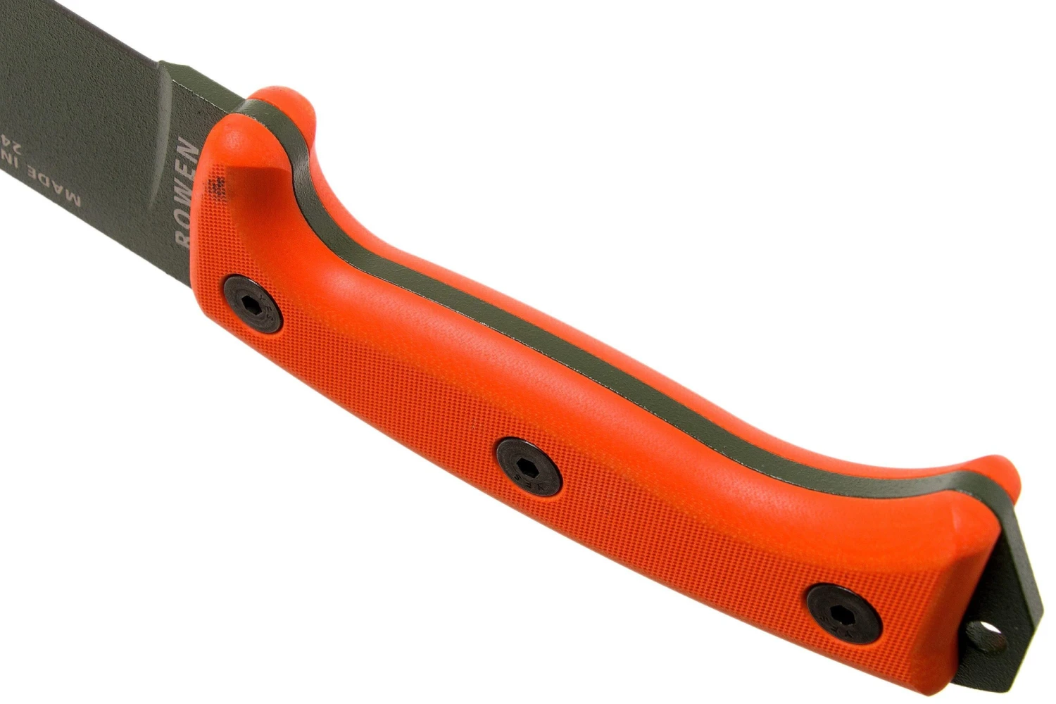 ESEE Junglas OD Green-Orange JUNGLAS-OD-OR Couteau De Survie Avec étui Kydex + MOLLE Back 4 ESEE Junglas OD Green-Orange JUNGLAS-OD-OR Couteau De Survie Avec étui Kydex + MOLLE Back – Image 4