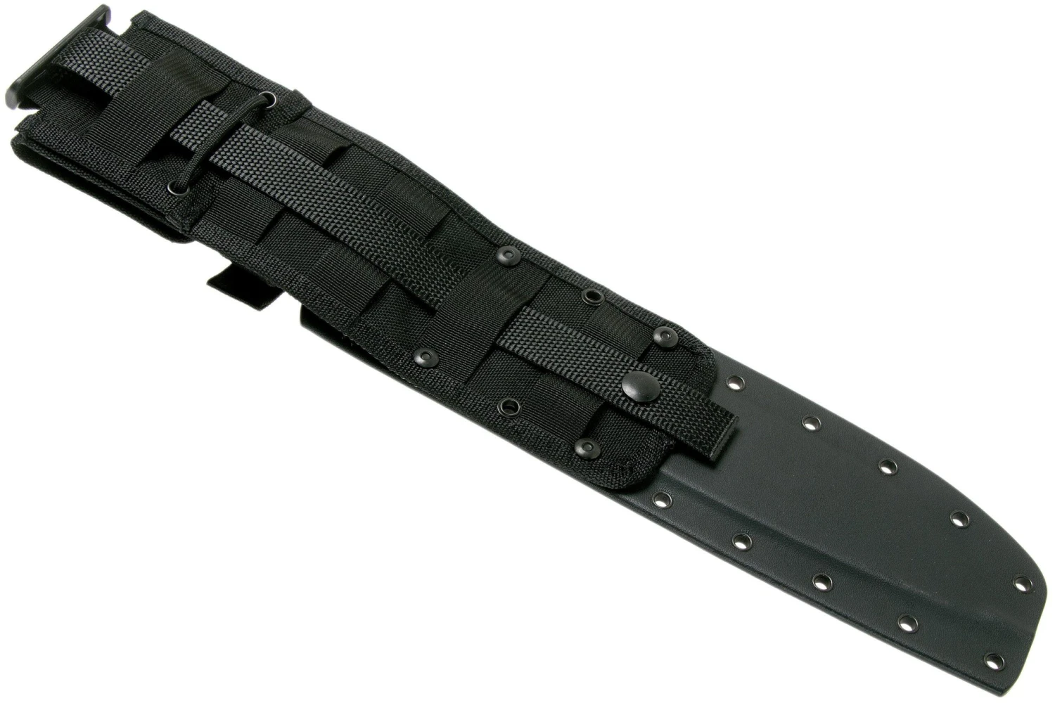 ESEE Junglas Tactical Gunsmoke Couteau De Survie Avec étui Kydex + MOLLE Back 8 ESEE Junglas Tactical Gunsmoke Couteau De Survie Avec étui Kydex + MOLLE Back – Image 8