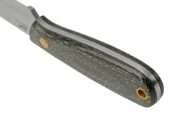 BRISA Necker 70 Bison Micarta, étui En Cuir -Optimal Couteaux Magasin ENZ 002 04 brisa