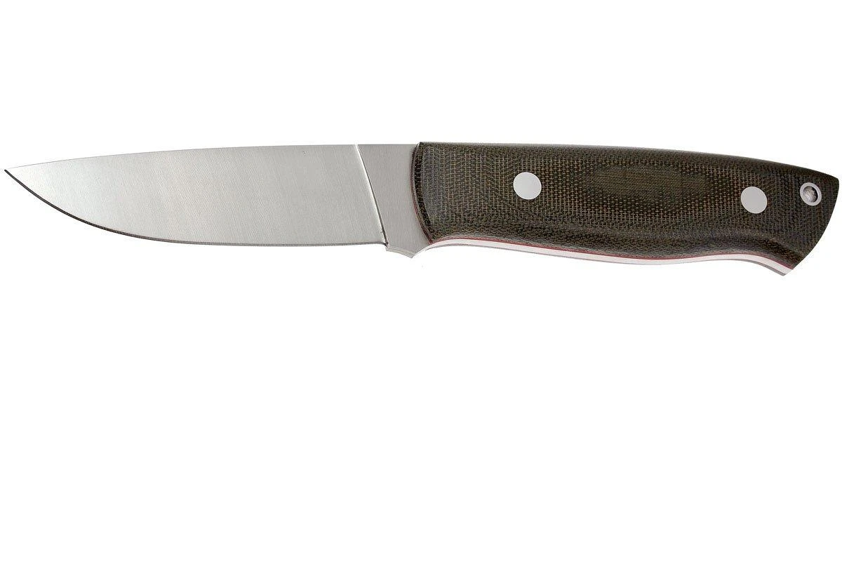 Brisa Trapper 95 - N690Co Flat - Green Canvas Micarta - 2015 1 Brisa Trapper 95 - N690Co Flat - Green Canvas Micarta - 2015