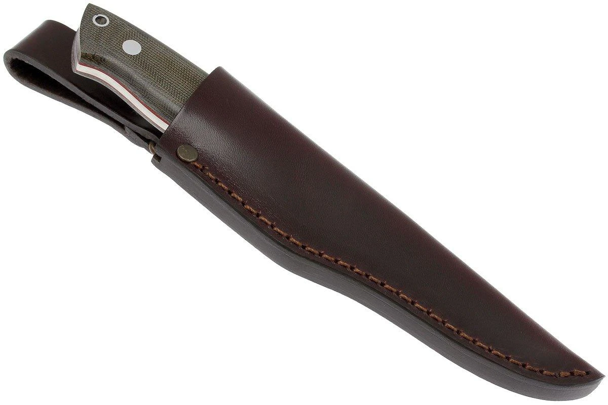 Brisa Trapper 95 - N690Co Flat - Green Canvas Micarta - 2015 7 Brisa Trapper 95 - N690Co Flat - Green Canvas Micarta - 2015 – Image 7