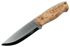 Brisa Trapper 95 - O1 Scandi - Curly Birch With Firesteel 2055 Couteau De Bushcraft -Optimal Couteaux Magasin ENZ 2055 03 brisa