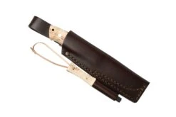 Brisa Trapper 95 - O1 Scandi - Curly Birch With Firesteel 2055 Couteau De Bushcraft -Optimal Couteaux Magasin ENZ 2055 07 brisa
