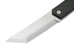 Brisa Kwaiken 90, M390 Scandi Tanto, Ebony, Couteau Fixe -Optimal Couteaux Magasin ENZ 331 03 brisa