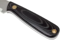 Brisa Necker 70, Noir Micarta, étui En Cuir 9806 -Optimal Couteaux Magasin ENZ 9806 04 enzo necker 70 enz 9806 04