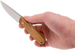 Brisa Necker 70 Flat - Olive - étui En Cuir - 9813 -Optimal Couteaux Magasin ENZ 9813 06 enzo enz 9813 06