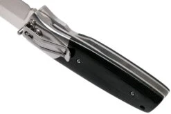 Fällkniven PXL Black Micarta PXLbm Elmax, Convex Couteau De Poche -Optimal Couteaux Magasin FKPXLBM 05 fallkniven