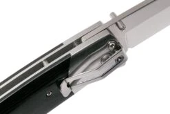 Fällkniven PXL Black Micarta PXLbm Elmax, Convex Couteau De Poche -Optimal Couteaux Magasin FKPXLBM 06 fallkniven