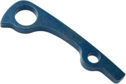 Flytanium Spyderco Paramilitary 2 Backspacer Titanium, Blue
