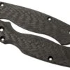 Flytanium Spyderco Paramilitary 2 Lotus Scales, Weave Fibre De Carbone