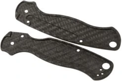 Flytanium Spyderco Paramilitary 2 Lotus Scales, Weave Fibre De Carbone -Optimal Couteaux Magasin FLY 804 02 flytanium