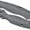 FlytaniuFlytanium Spyderco Paramilitary 2 Lotus Scales, Black Canvas Micarta