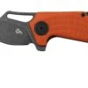 Black Fox Puck BF-761OR Blackwashed D2 Orange G10, Couteau De Poche