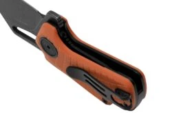 Black Fox Puck BF-761OR Blackwashed D2 Orange G10, Couteau De Poche -Optimal Couteaux Magasin FOBF 761OR 04 blackfox