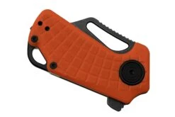 Black Fox Puck BF-761OR Blackwashed D2 Orange G10, Couteau De Poche -Optimal Couteaux Magasin FOBF 761OR 06 blackfox