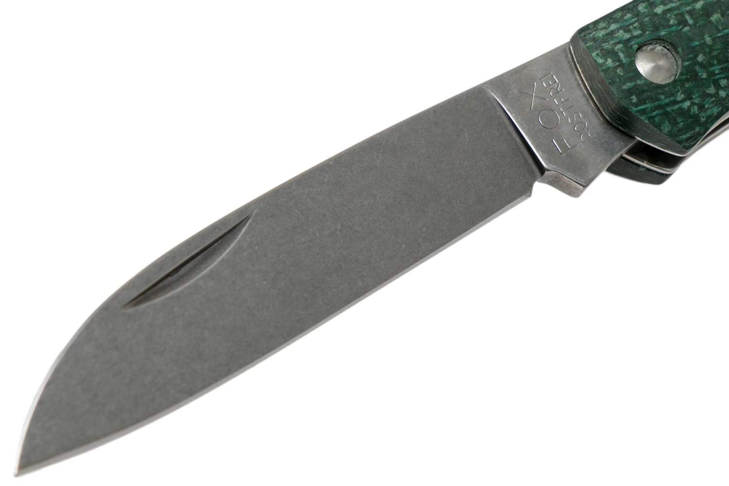 Fox Nauta FX-230MIG Green Micarta Couteau De Poche 3 Fox Nauta FX-230MIG Green Micarta Couteau De Poche – Image 3