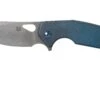 Fox Yaru FX-527TI Stonewashed Blue Titanium Couteau De Poche, Jesper Voxnaes Design