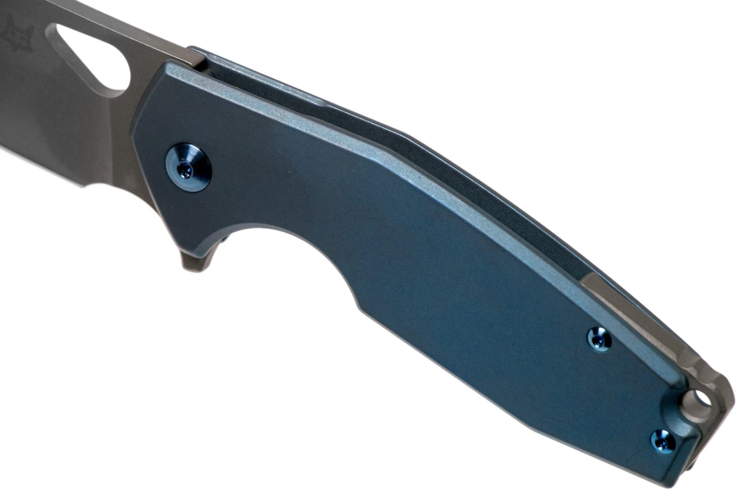 Fox Yaru FX-527TI Stonewashed Blue Titanium Couteau De Poche, Jesper Voxnaes Design 7 Fox Yaru FX-527TI Stonewashed Blue Titanium Couteau De Poche, Jesper Voxnaes Design – Image 7