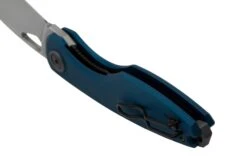 Fox Chilin FX-530-ALBL Stonewashed N690, Blue Aluminum, Couteau De Poche, Jesper Voxnaes Design -Optimal Couteaux Magasin FOFX 530 ALBL 04 fox