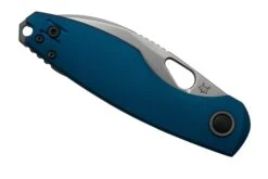 Fox Chilin FX-530-ALBL Stonewashed N690, Blue Aluminum, Couteau De Poche, Jesper Voxnaes Design -Optimal Couteaux Magasin FOFX 530 ALBL 06 fox