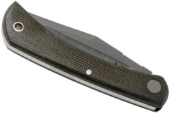 Fox Knives Libar FX-582 Green Canvas Micarta Couteau De Poche Slipjoint -Optimal Couteaux Magasin FOFX 582 04 fox knives