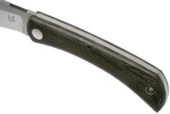 Fox Knives Libar FX-582 Green Canvas Micarta Couteau De Poche Slipjoint -Optimal Couteaux Magasin FOFX 582 07 fox knives