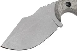 Fox Knives Monkey Thumper FX-633MOD OD Green Canvas Micarta Couteau Fixe, Ken Vehikite Design -Optimal Couteaux Magasin FOFX 633MOD 03 fox knives