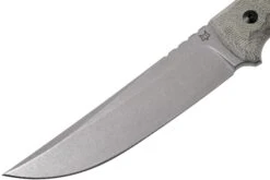 Fox Knives Ryu FX-634 MOD Green Canvas Micarta, Couteau Fixe, Black Roc Knives Design -Optimal Couteaux Magasin FOFX 634MOD 03 fox knives