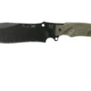 Fox Rimor Bushcraft FX-9CM07OD Black Couteau Outdoor