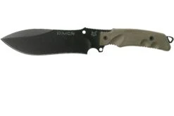 Fox Rimor Bushcraft FX-9CM07OD Black Couteau Outdoor