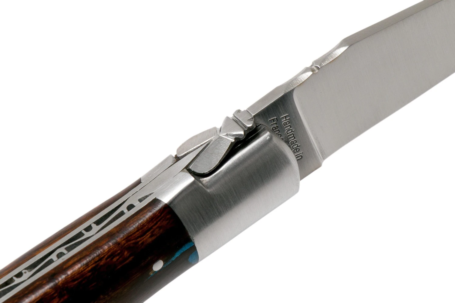 Fontenille Pataud Gentleman 10,5 Cm L8HBF Blue Hybrid Ironwood Couteau De Poche 6 Fontenille Pataud Gentleman 10,5 Cm L8HBF Blue Hybrid Ironwood Couteau De Poche – Image 6